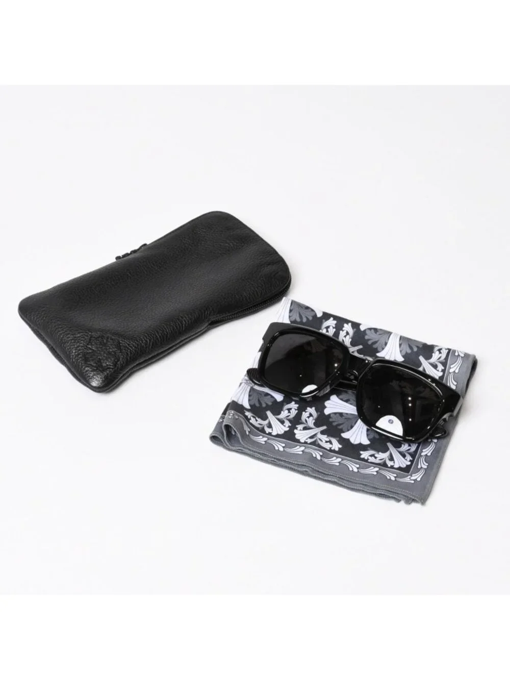 Chrome Hearts Box Officer Sunglasses Dagger Black 56 Eyewear